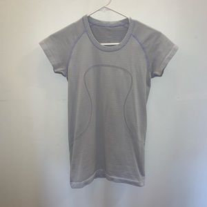 Light Blue Lululemon Short Sleeve